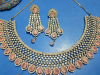 Diamond cut neckless set